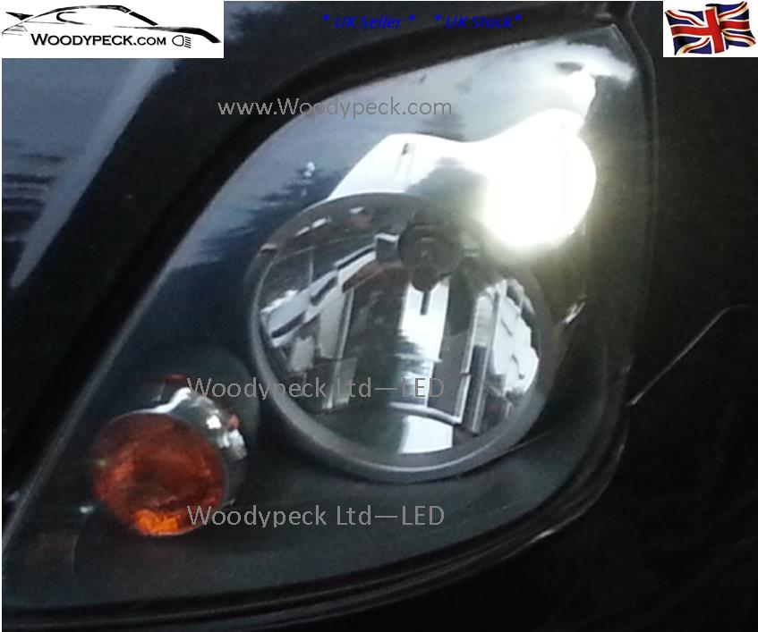 2x Ultra Power 5W Car Headlight Side Bulbs White/Blue (501/W5W/T10) BU501P  : : Automotive